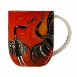 homeless mug-shop 7 Melanie Hava Jugaig-Bana-Wabu Mug 440ML Brolgas' Symphony Gift Boxed