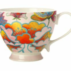Gabby Malpas Sian Footed Mug 420ML Peony Love Gift Boxed