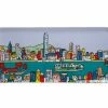Megan McKean Cities Rectangle Plate 25x12cm Hong Kong Gift Boxed