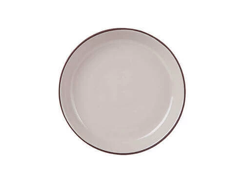 Sienna Deep Plate 19x3cm Taupe 2 Sienna Deep Plate 19x3cm Taupe - Image 2