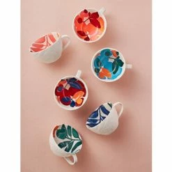 Andalusia Jumbo Mug 540ML Leaf Blue -homeless mug-shop maxwell williams andalusia jumbo mugs 5