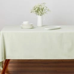 Cotton Classics Rectangular Tablecloth 300x150cm Sage -homeless mug-shop maxwell williams cottonclassics tablecloth sage 800x600 1