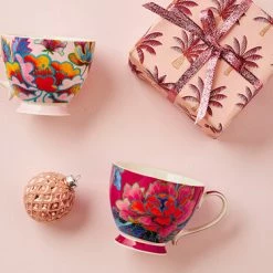 Alternative view of Gabby Malpas Sian Footed Mug 420ML Peony Love Gift Boxed