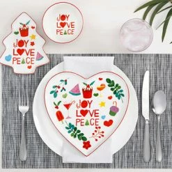 Alternative view of Placemat Lurex 45x30cm Grey Stripe