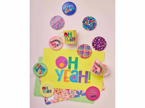 Kasey Rainbow Be Kind Ceramic Coaster 10cm Be The Rainbow 2 Kasey Rainbow Be Kind Ceramic Coaster 10cm Be The Rainbow - Image 2