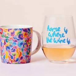 Kasey Rainbow Wild At Heart Mug & Glass Set Africa Pink Gift Boxed -homeless mug-shop maxwell williams kasey rainbow wildatheart 01 800x600
