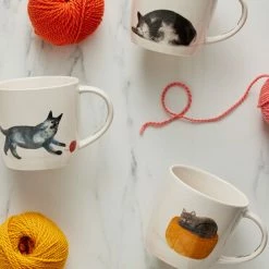 Marc Martin Feline Friends Mug 400ML Afternoon Snooze Gift Boxed -homeless mug-shop maxwell williams marc martin ff 02 800x600