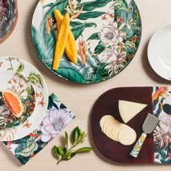 The Blck Pen Night Garden Coupe Dinner Plate 27.5cm Flower -homeless mug-shop maxwell williams night garden group 01 800x600