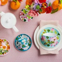 Royal Botanic Gardens Victoria Lotus Ceramic Round Coaster 10cm Set Of 4 4 Royal Botanic Gardens Victoria Lotus Ceramic Round Coaster 10cm Set Of 4 -homeless mug-shop maxwell williams rbgv lotus 02 sep28 2 11