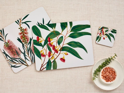 Royal Botanic Gardens Cork Back Coaster 10.5cm Set Of 4 Gift Boxed 2 Royal Botanic Gardens Cork Back Coaster 10.5cm Set Of 4 Gift Boxed - Image 2