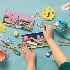 Megan McKean Cities Ceramic Round Coaster 10.5cm Paris 5 Megan McKean Cities Ceramic Round Coaster 10.5cm Paris -homeless mug-shop megan mckean cities group 2