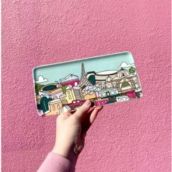 Alternative view of Megan McKean Cities Rectangular Plate 25x12cm Melbourne Gift Boxed