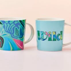 Kasey Rainbow Be Fierce Mug Set Of 2 380ML Wild Gift Boxed -homeless mug-shop ss22 website maxwell williams kaseyrainbow befierce mugs wild