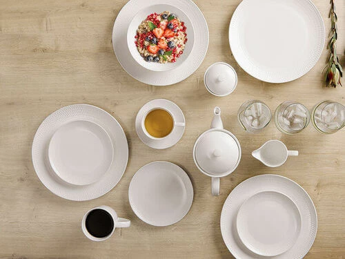 White Basics Diamonds Charger Plate 30cm 2 White Basics Diamonds Charger Plate 30cm - Image 2